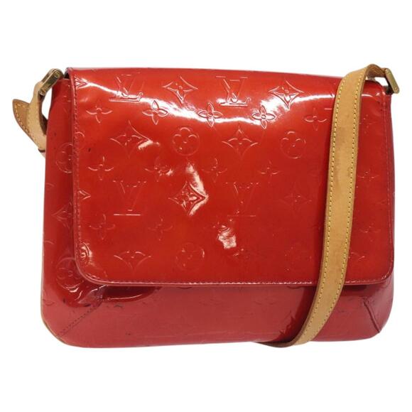 LOUIS VUITTON Monogram Vernis Thompson Street Bag Red M91094 - Picture 1 of 16
